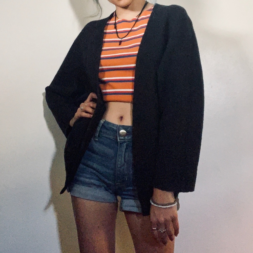 Brandy Melville Knit Black Cardigan